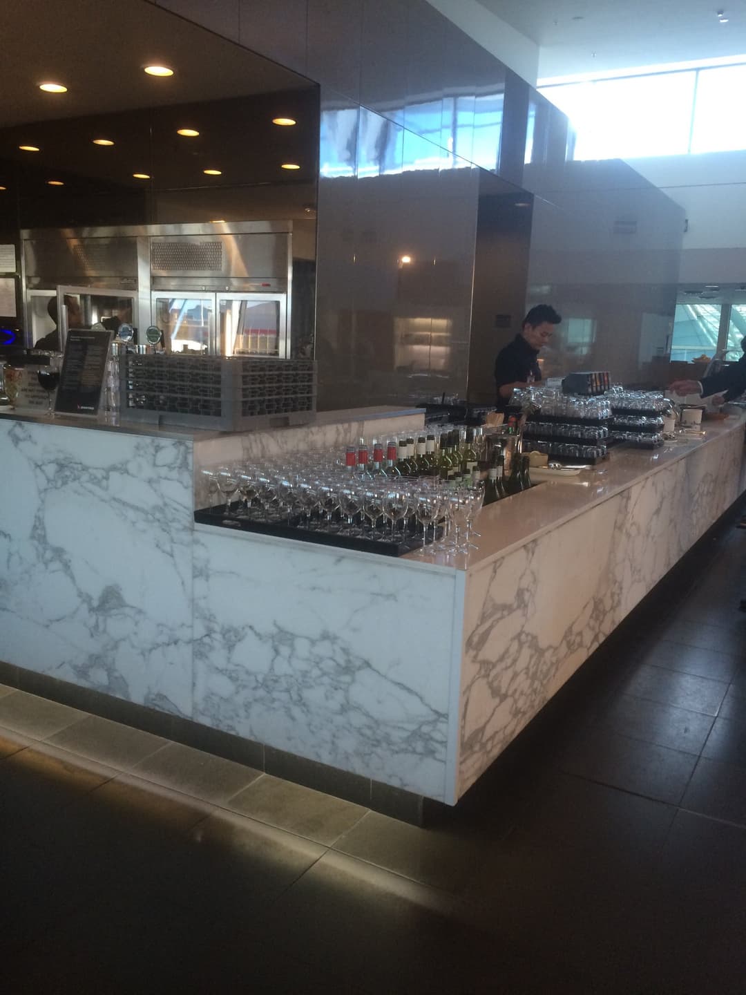 Qantas Airways Domestic Business Lounge view 13