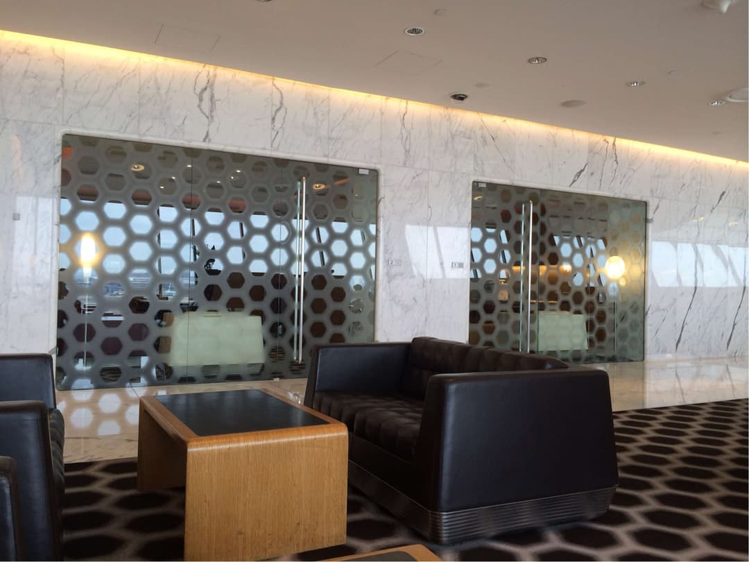 Qantas Airways International First Lounge view 10