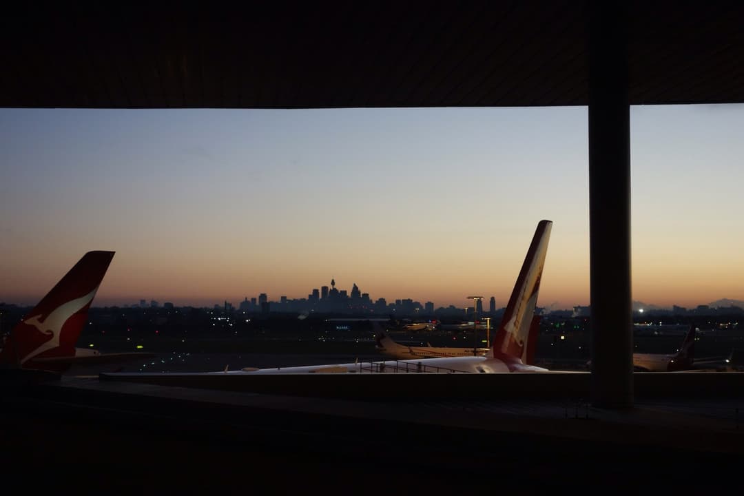 Qantas Airways International Business Lounge view 22