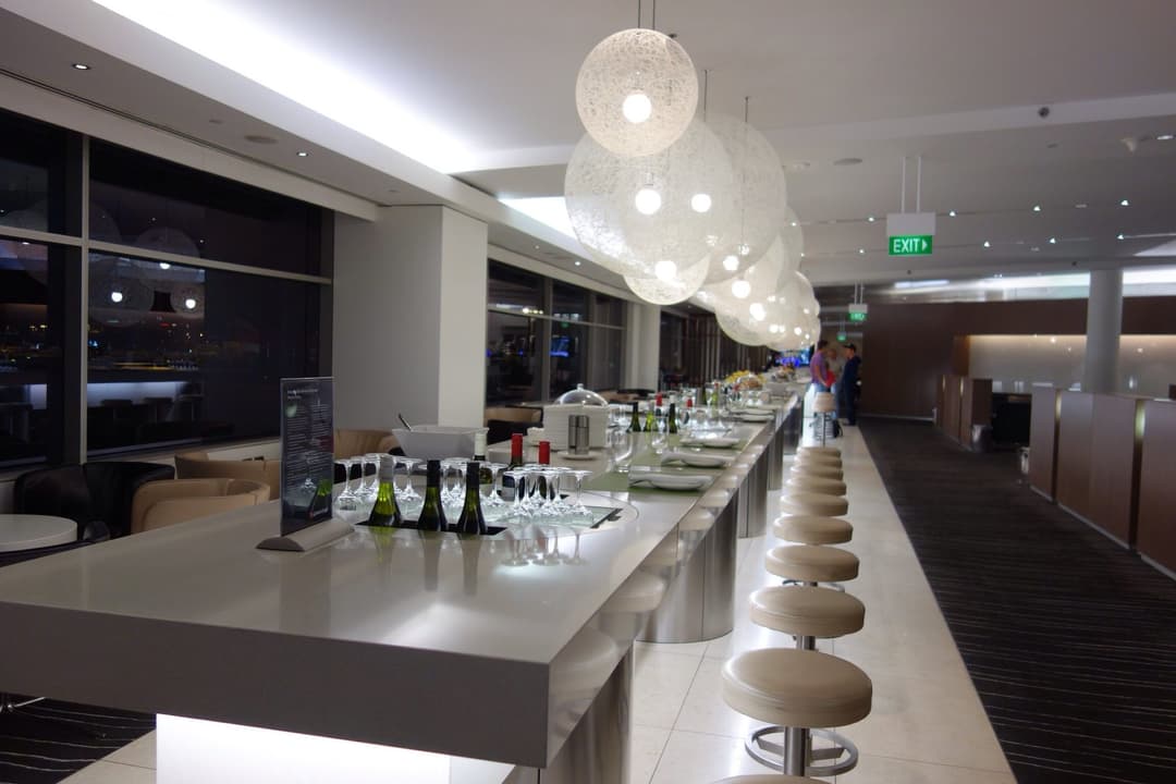 Qantas Airways International Business Lounge view 11