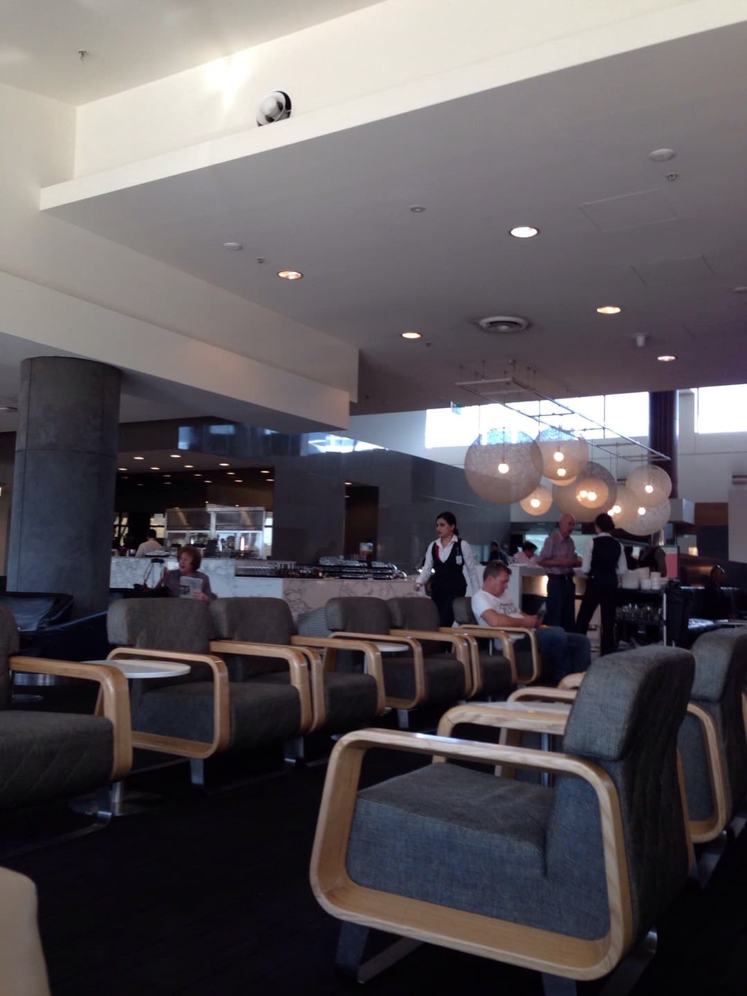 Qantas Airways Domestic Business Lounge view 9