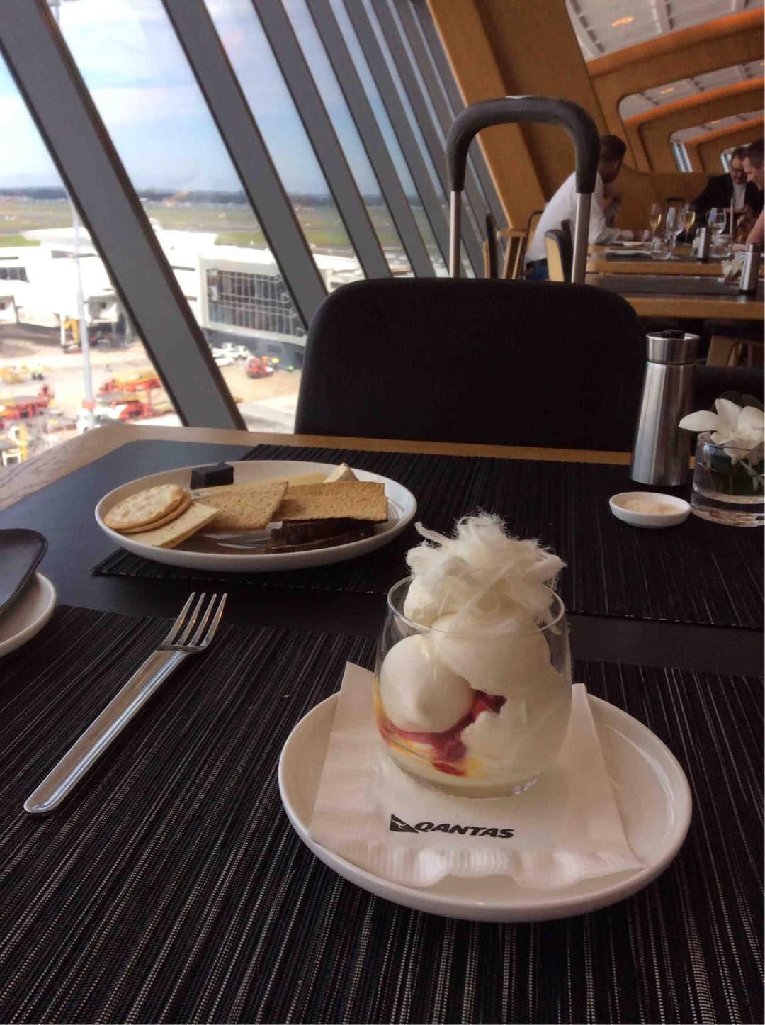 Qantas Airways International First Lounge view 21