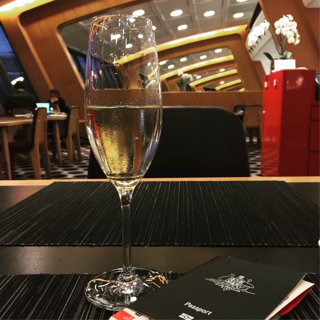 Qantas Airways International First Lounge view 44