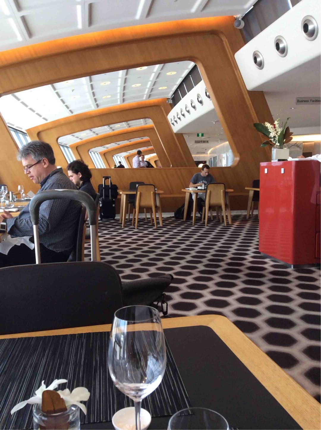 Qantas Airways International First Lounge view 11