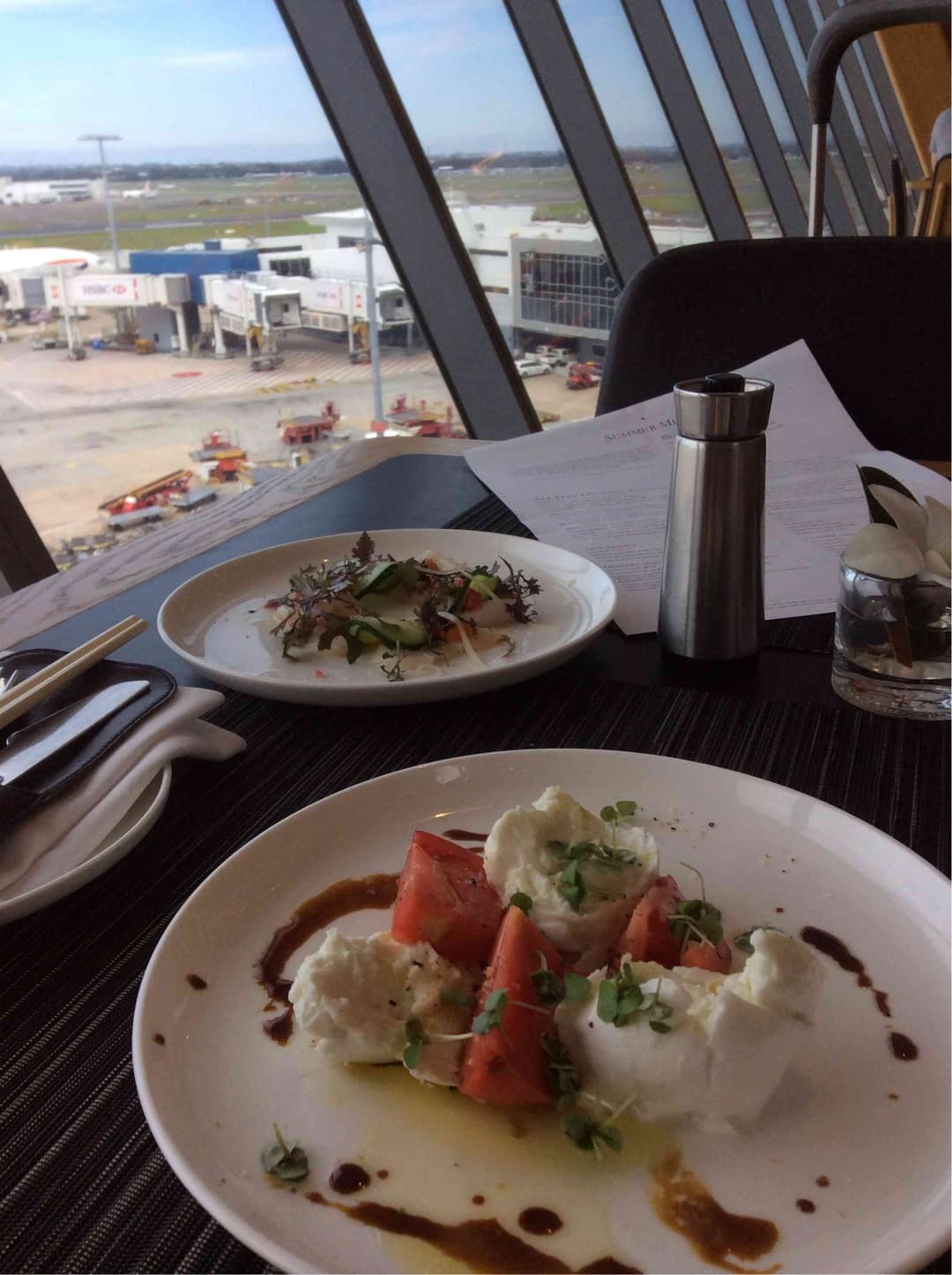 Qantas Airways International First Lounge view 5