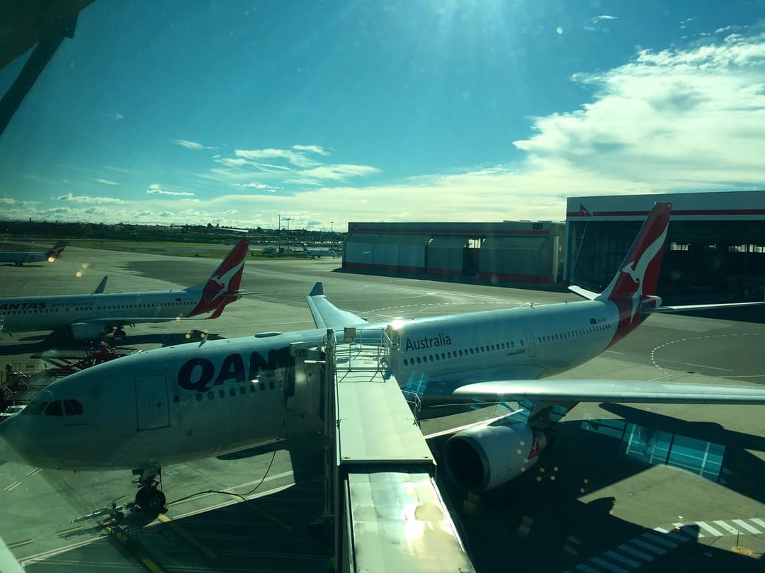 Qantas Airways Domestic Business Lounge view 11