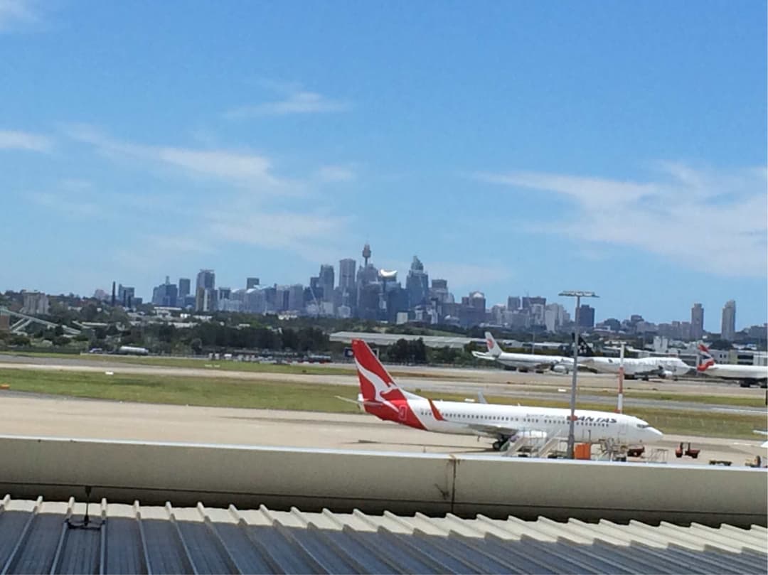 Qantas Airways International Business Lounge view 4