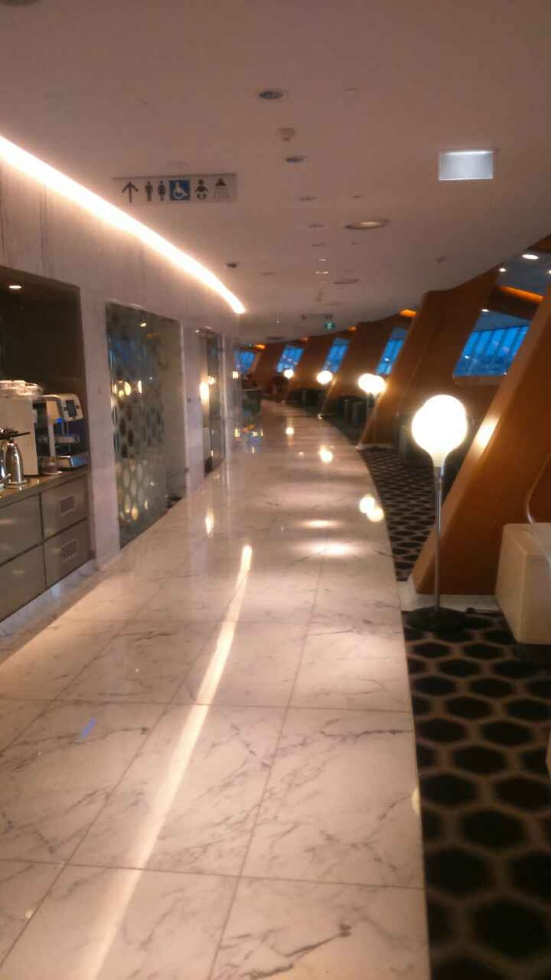 Qantas Airways International First Lounge view 51
