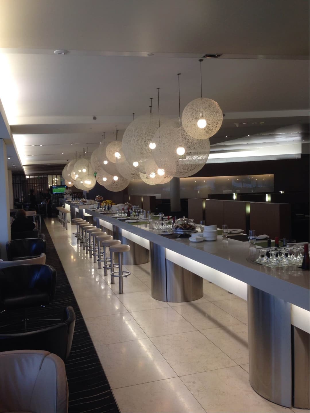 Qantas Airways International Business Lounge view 6