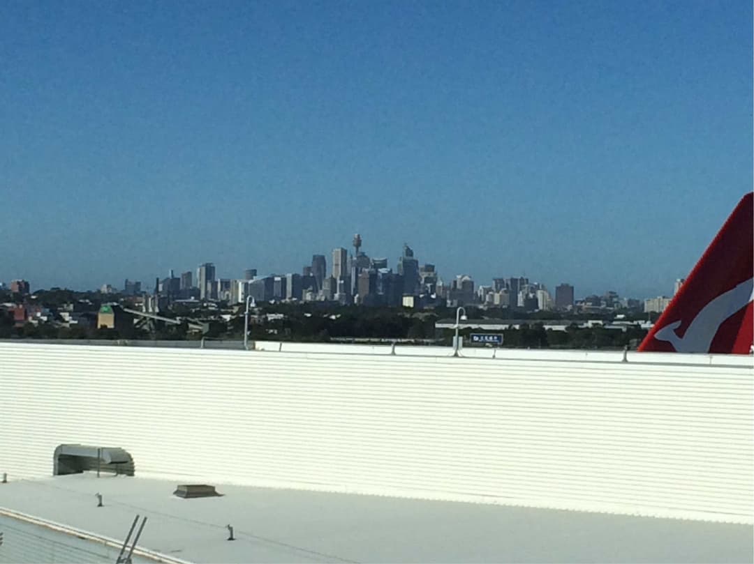 Qantas Airways International Business Lounge view 14