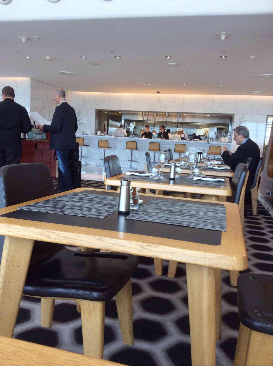 Qantas Airways International First Lounge view 47