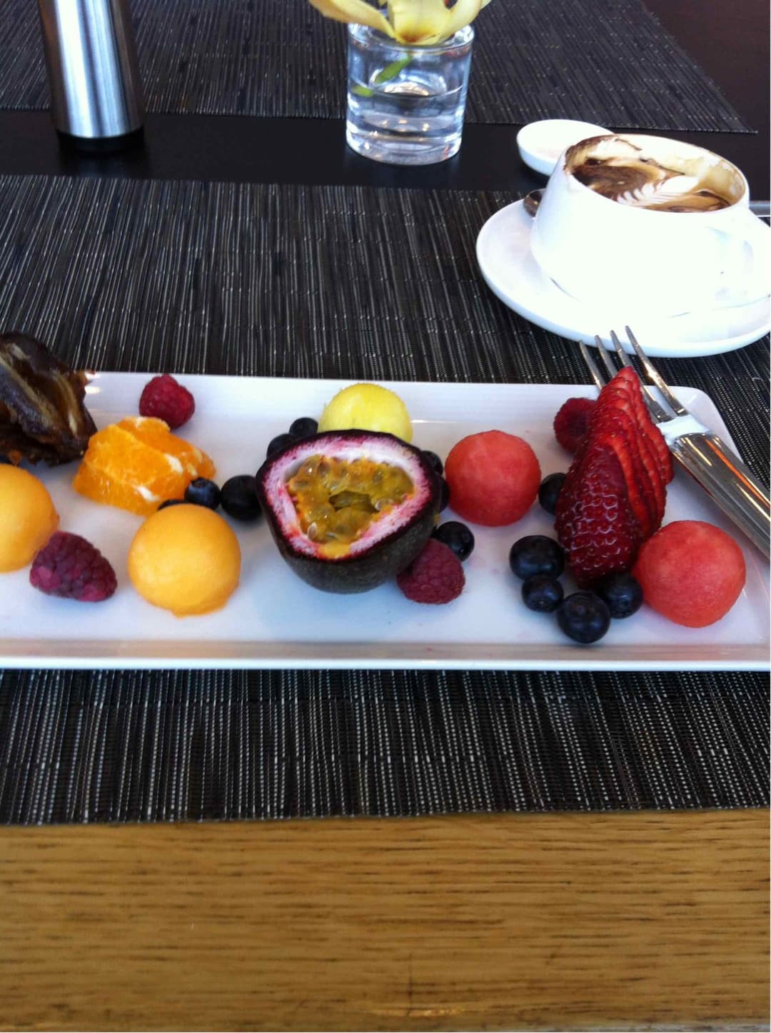 Qantas Airways International First Lounge view 22