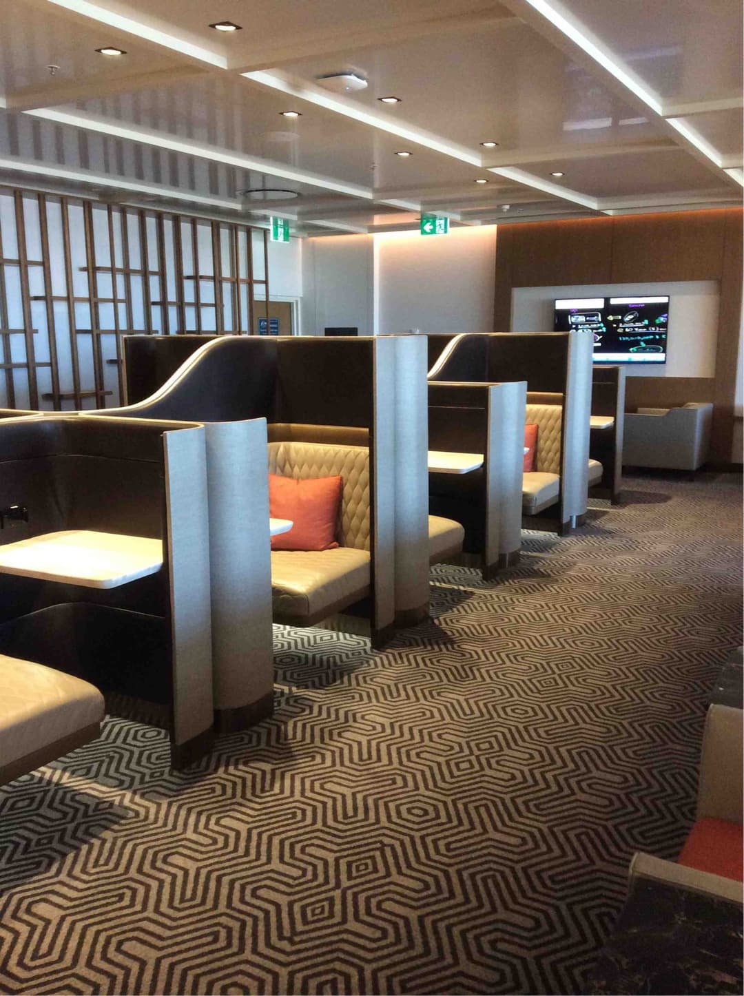 Singapore Airlines SilverKris Business Class Lounge view 6