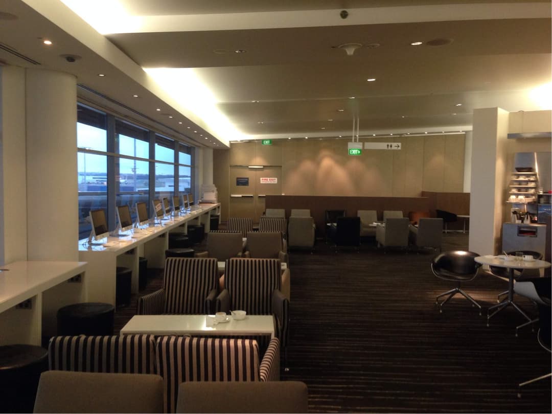Qantas Airways International Business Lounge view 16