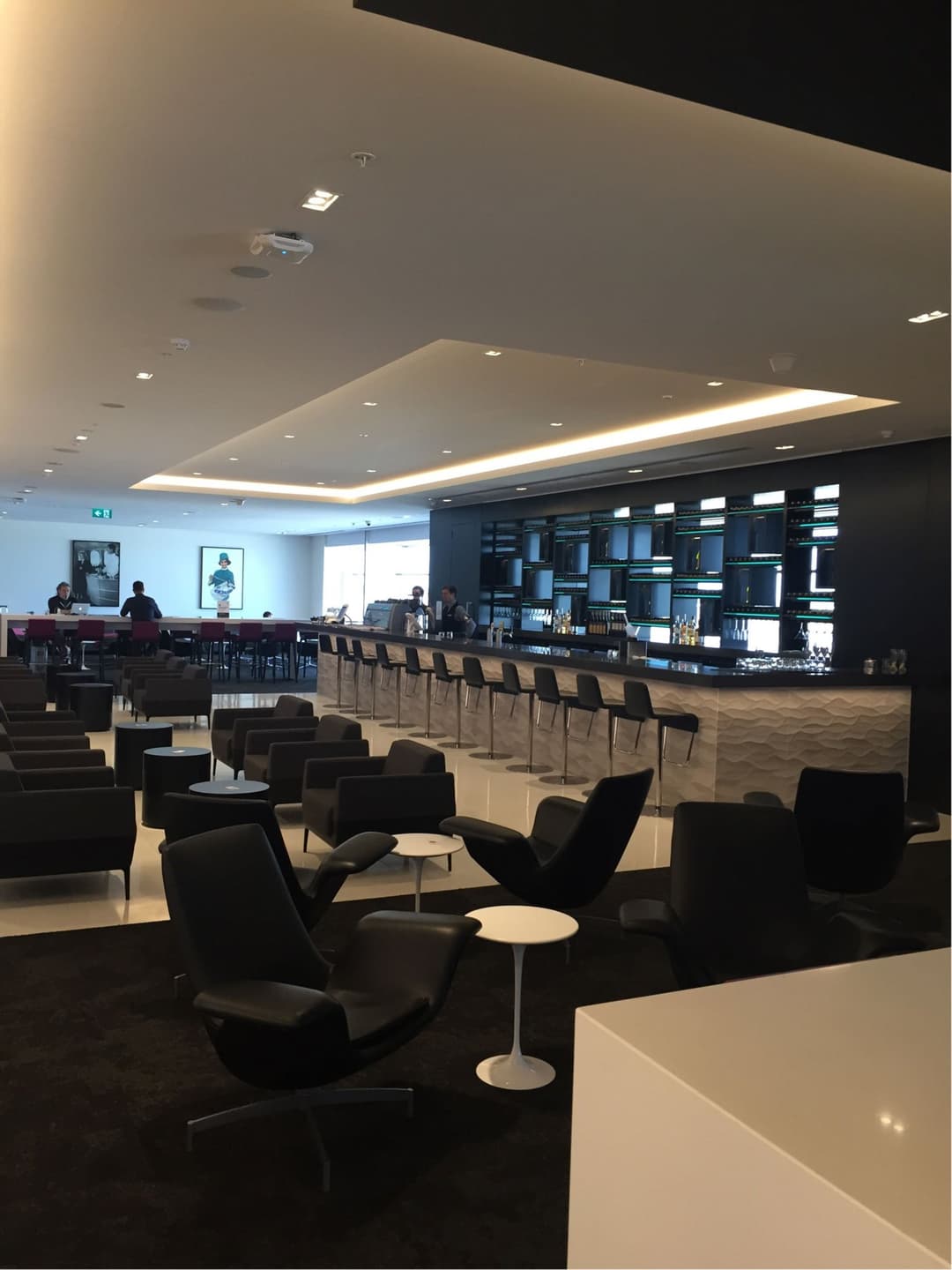 Air New Zealand International Lounge view 1