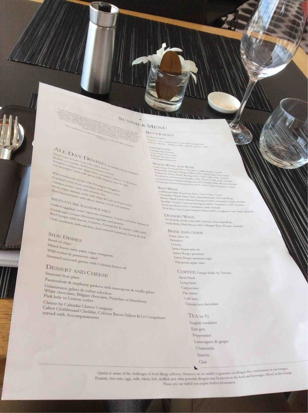 Qantas Airways International First Lounge view 28