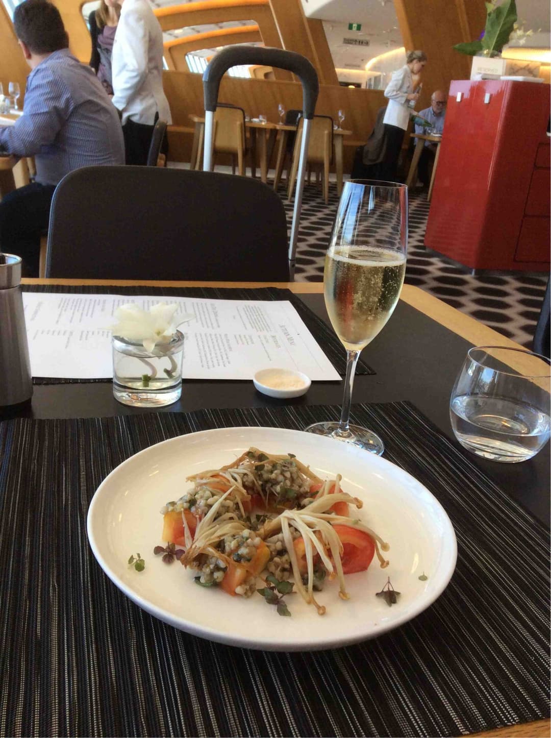 Qantas Airways International First Lounge view 33